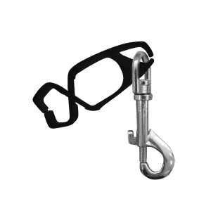 Handschoen Clip (Pk40) Zwart voorkant