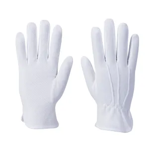 Microdot Handschoen Wit voorkant