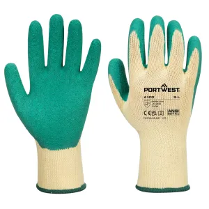 Griphandschoen - Latex Groen voorkant