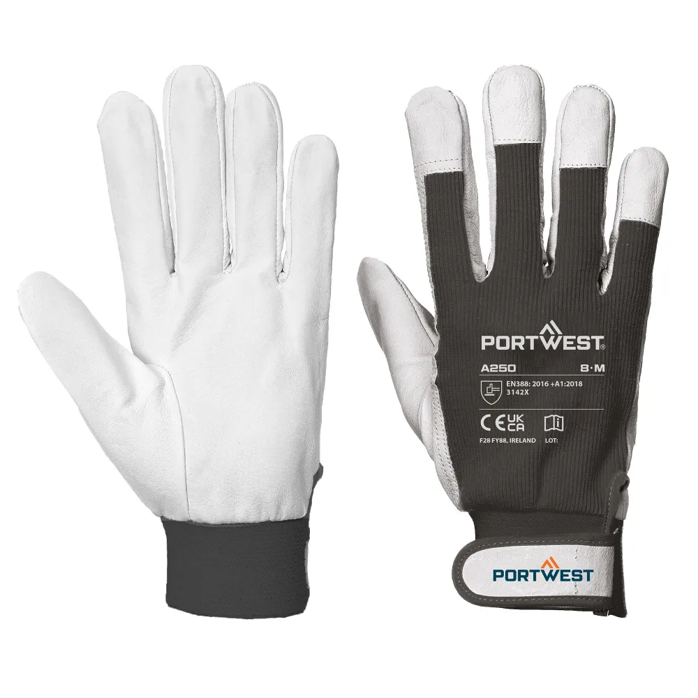 Tergsus Handschoen Zwart voorkant