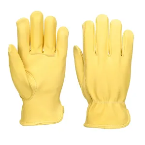 Klassieke Driver Handschoen Beige voorkant