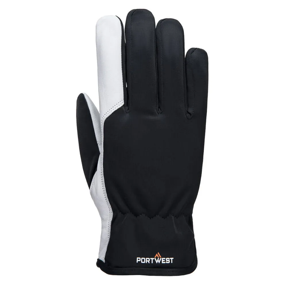 Mechanic 120 Leath Lined Glove Grijs voorkant