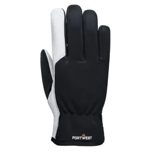 Mechanic 120 Leath Lined Glove Grijs voorkant
