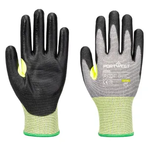 CS E15 PU Snijbestendige Handschoen Grijs/zwart voorkant