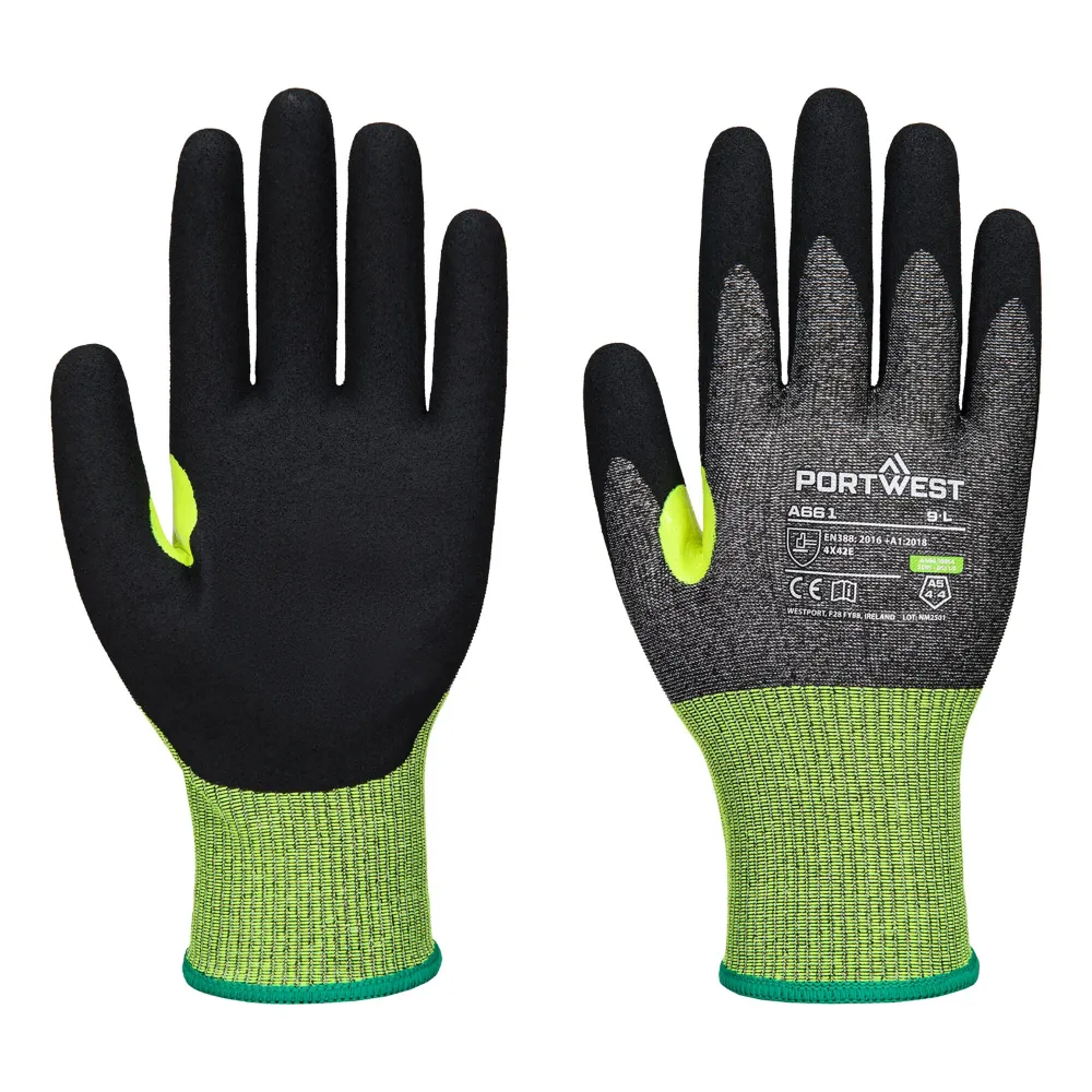 CS Cut E18 Nitril Zwart voorkant