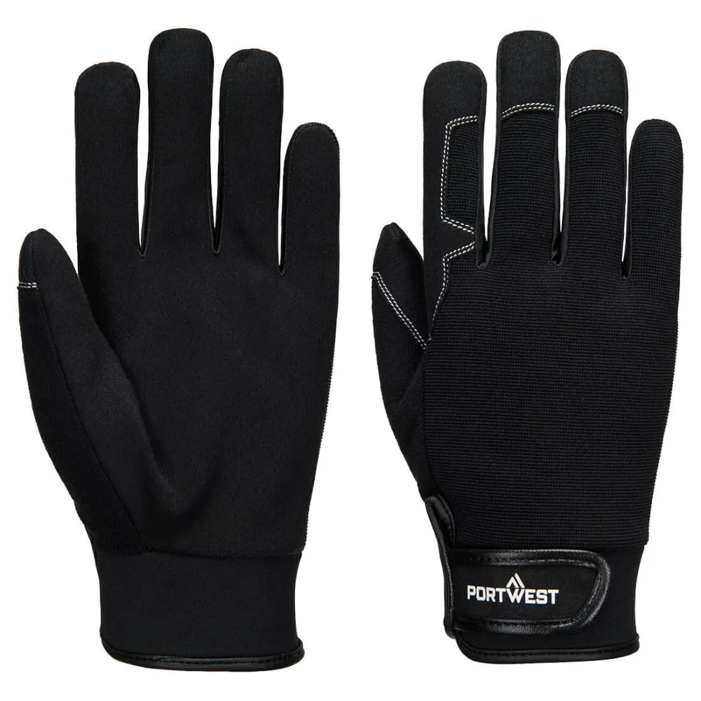 Mechanic 81 Glove Zwart voorkant