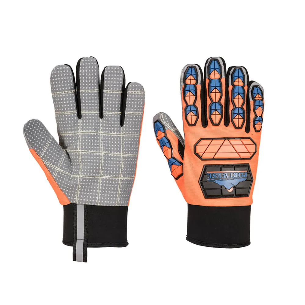 Aqua-Seal Pro Handschoen Oranje/blauw voorkant