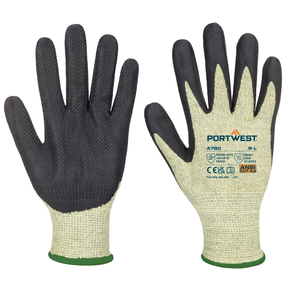Arc Grip handschoen Groen/zwart voorkant