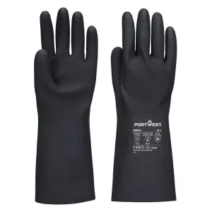 Chem 350 Butyl handschoen Zwart voorkant