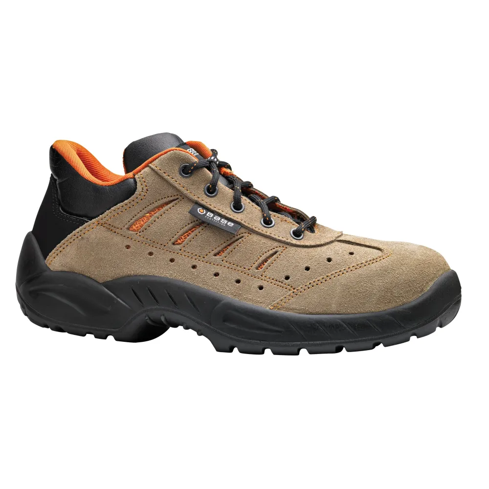 Paddington S1P SRC Beige/Oranje voorkant