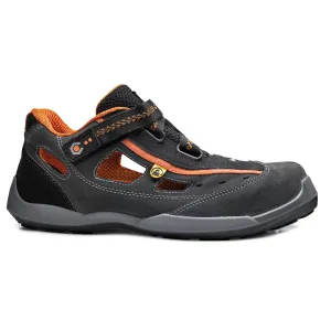Aerobic S1 PS FO SR ESD Grijs/oranje voorkant