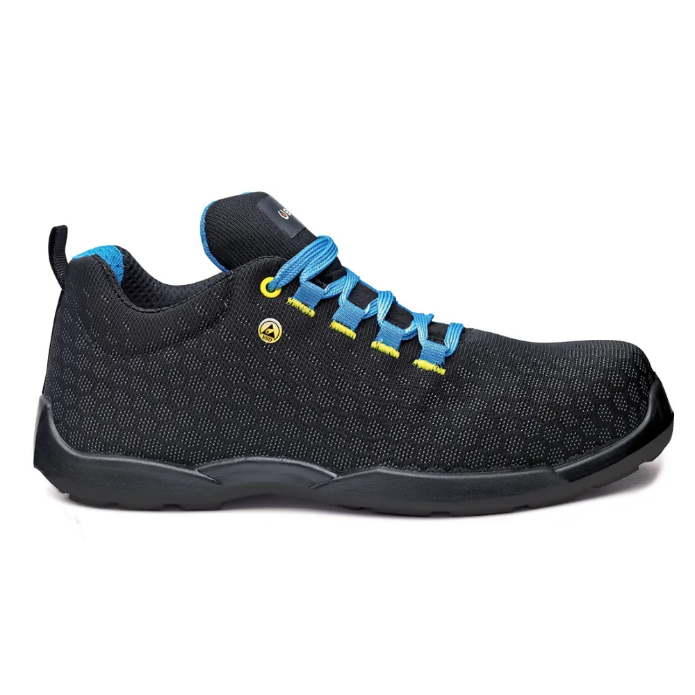 Marathon S3L FO SR ESD Zwart/blauw voorkant