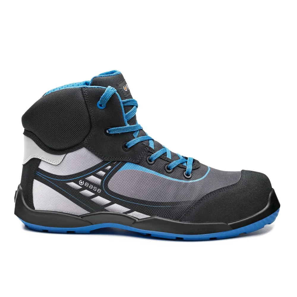 Bowling Top/Tennis Top S3L FO SR Zwart/blauw voorkant