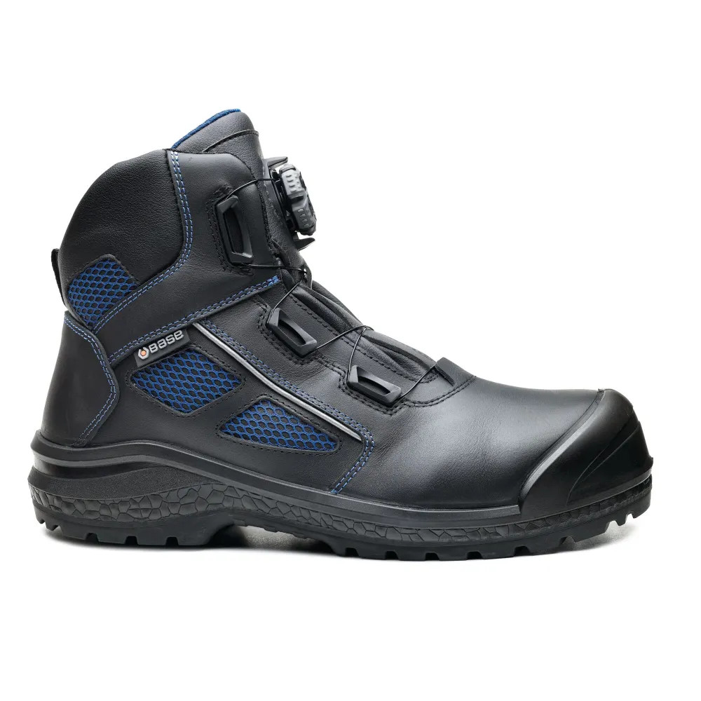 Be-Fast Top S3 HRO CI HI SRC Zwart/blauw voorkant