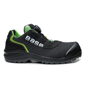Be-Ready S1P ESD SRC Zwart/groen voorkant