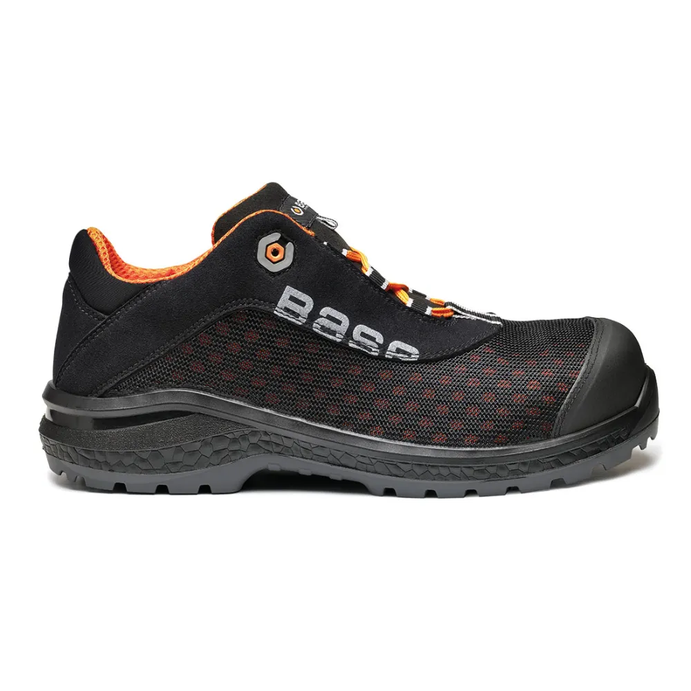 Be-Fit S1P SRC Zwart/Oranje voorkant