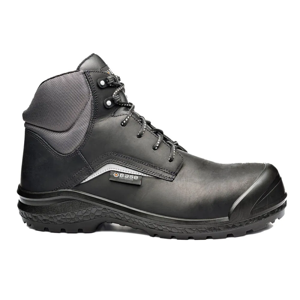 Be-Grey Mid S3 CI SRC Zwart/grijs voorkant