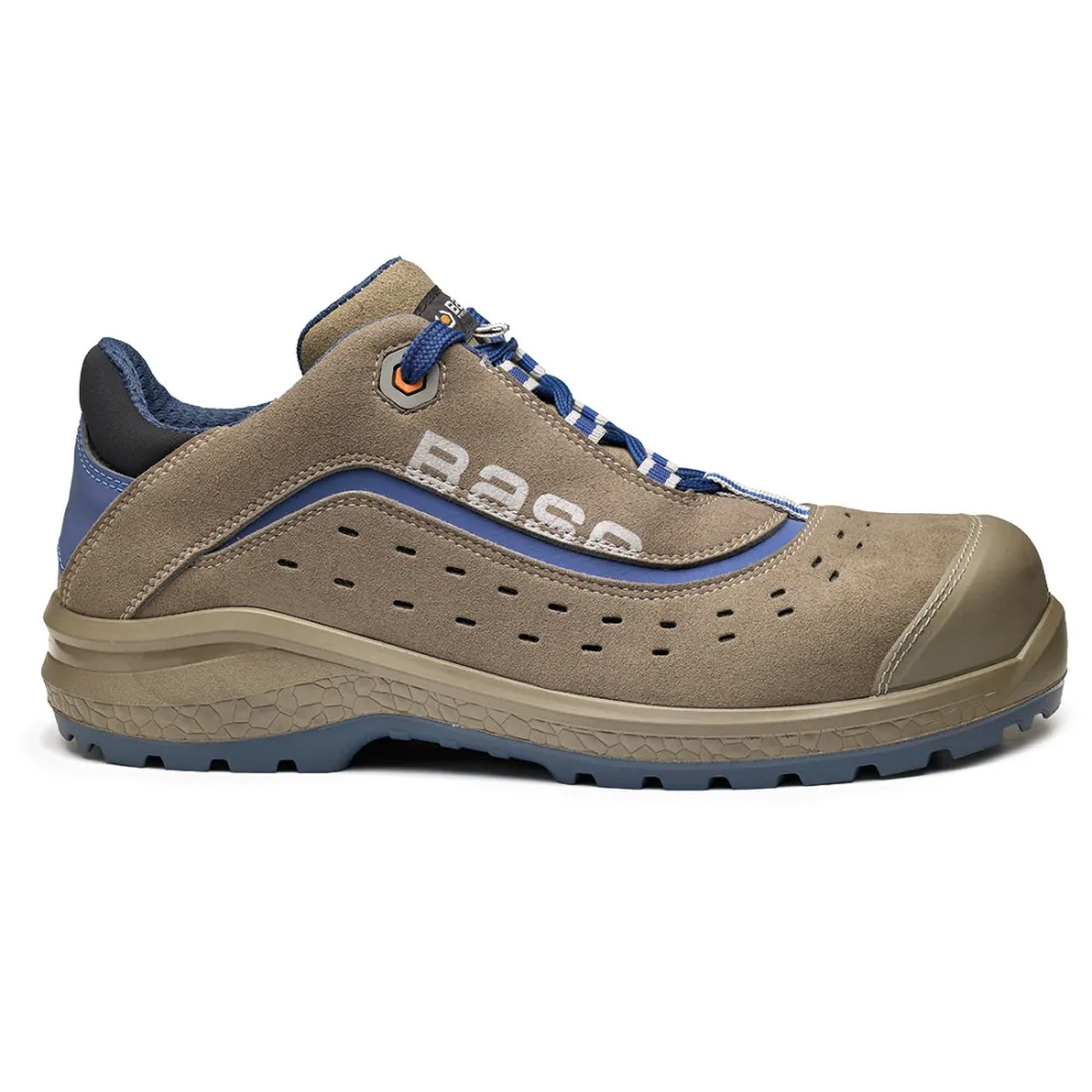 Be-Active S1PL LG FO SR Grijs/bauw voorkant