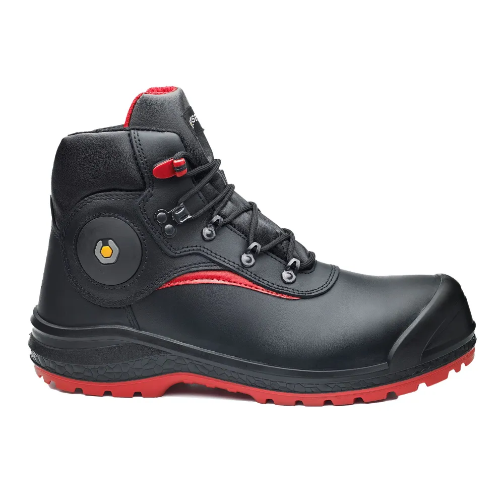 Be-Stone S3 HI CI SC AN CR LG HRO FO SR Zwart/rood voorkant