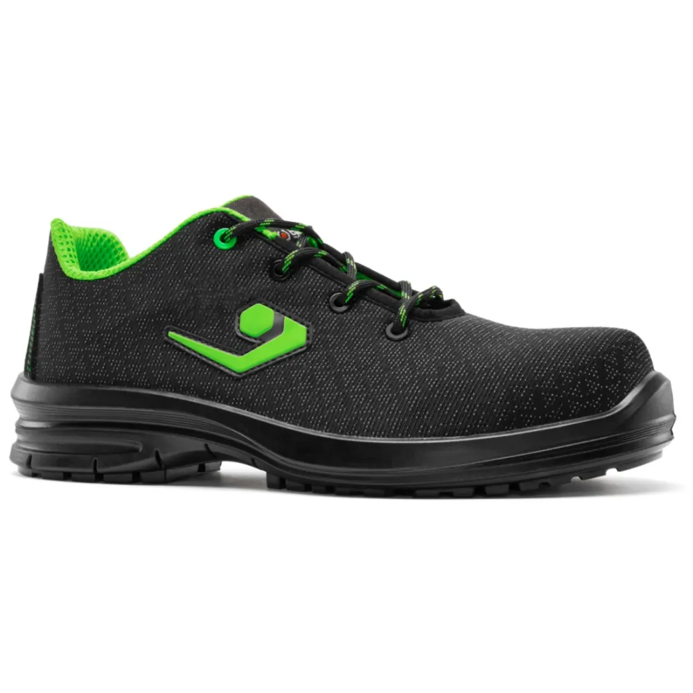 Halley S3L FO SR Zwart/groen voorkant