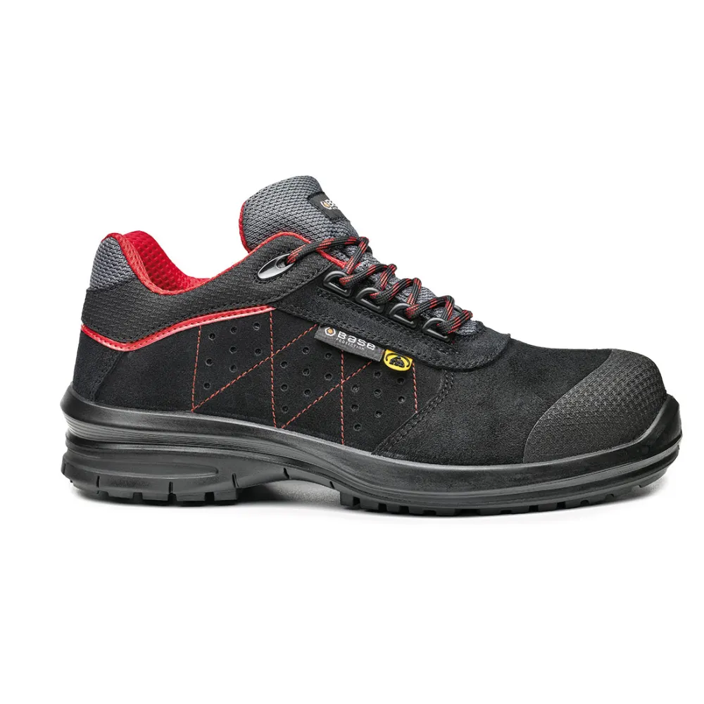 Quasar/Cursa S1P SRC Zwart/rood voorkant