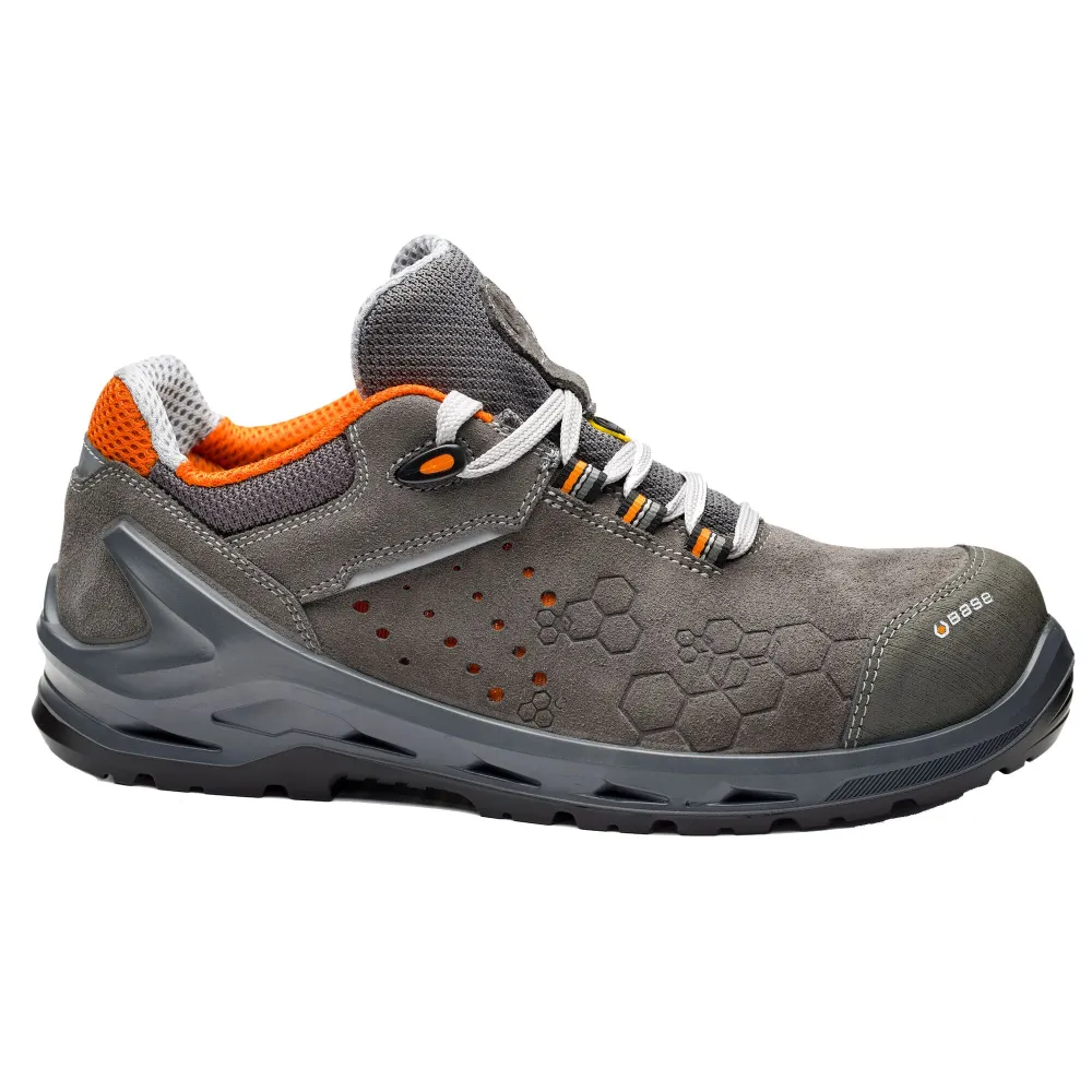 I-Tool Shoe S1P ESD SRC Grijs/oranje voorkant