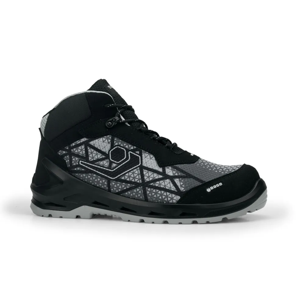 i-Meta Mid S3S ESD M FO SR Zwart/grijs voorkant