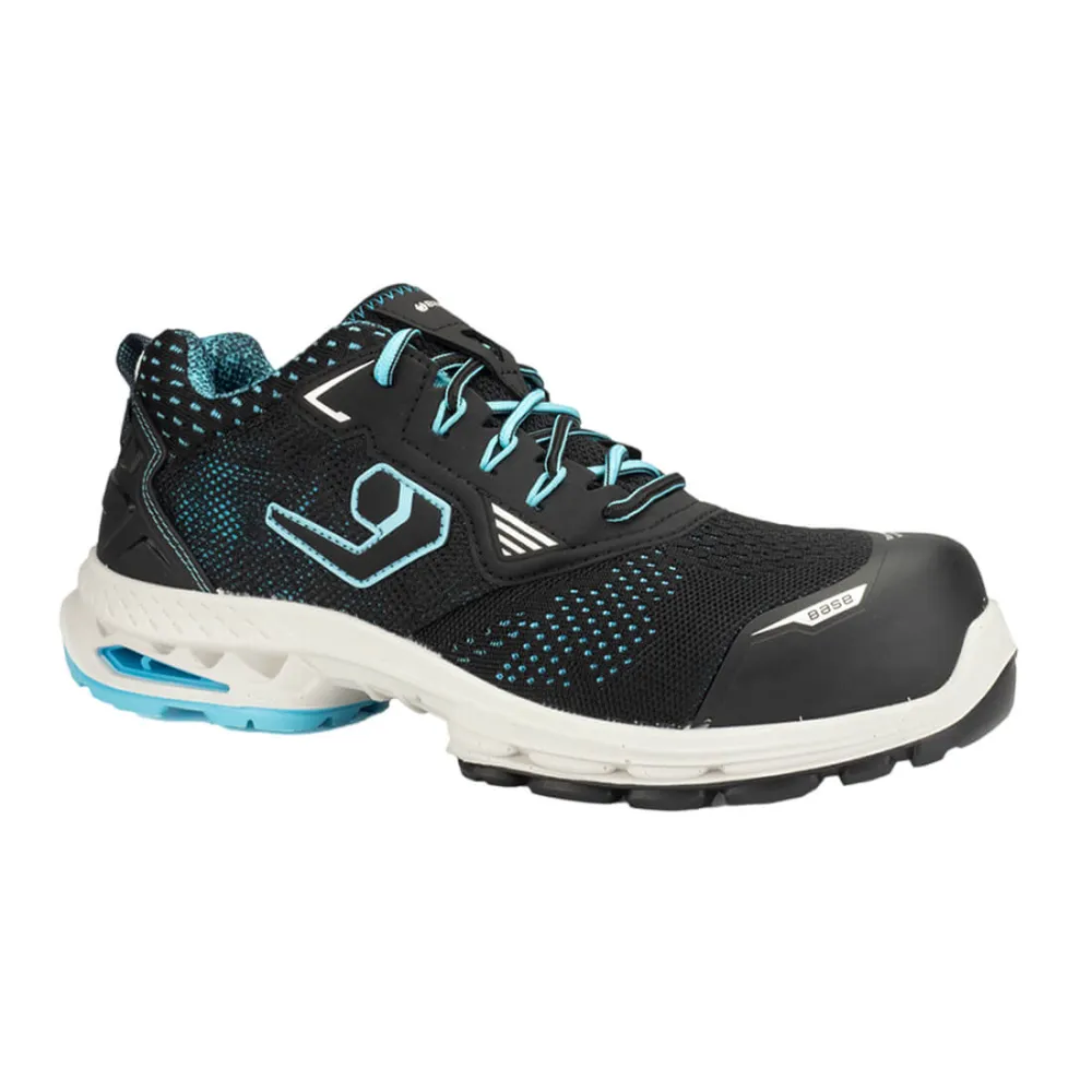 Sydney S1PS ESD LG SC FO SR Zwart/blauw voorkant