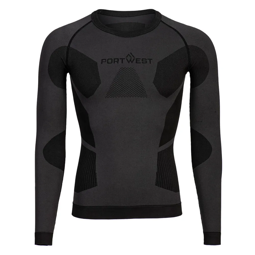 Dynamic Air Baselayer Ondergoed Antraciet voorkant