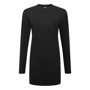 Katoenen Relaxed Fit T-shirt L/M voor dames Zwart voorkant