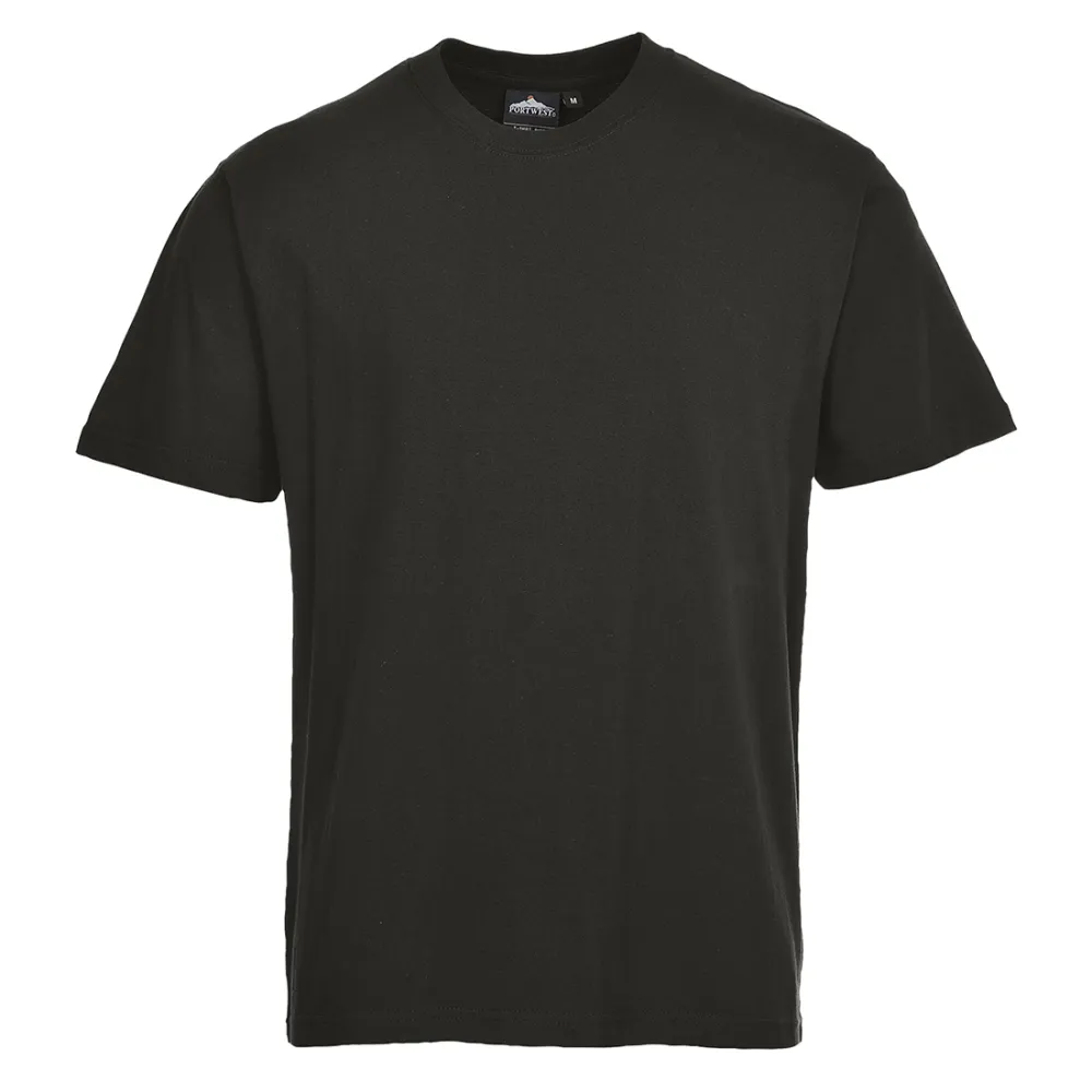 Turijn Premium T-Shirt Zwart voorkant