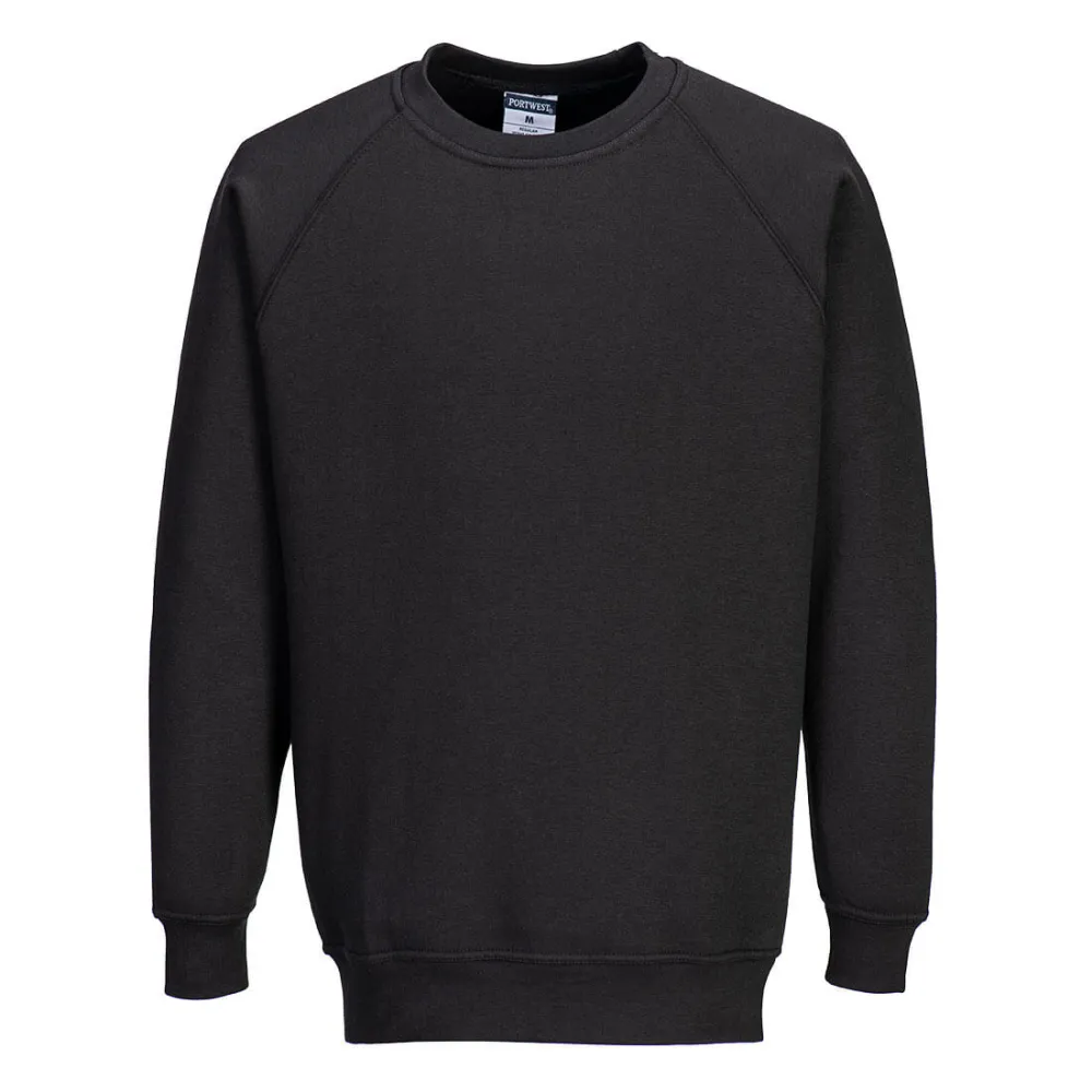 Roma Sweatshirt Zwart voorkant