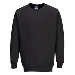 Roma Sweatshirt Zwart voorkant