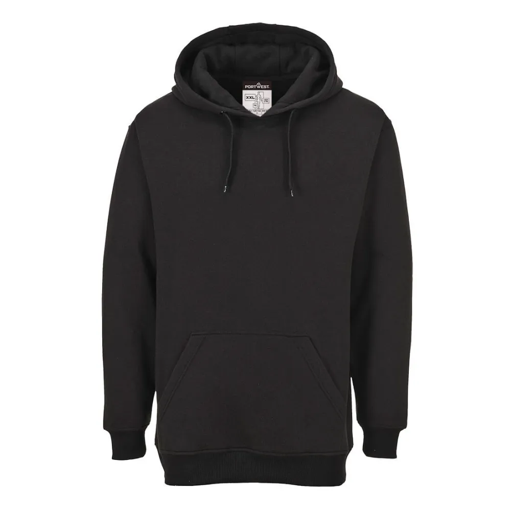 Roma Hoodie Zwart voorkant