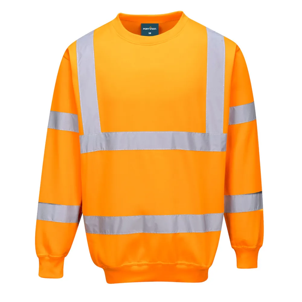 Hi-Vis Sweatshirt Oranje voorkant