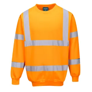 Hi-Vis Sweatshirt Oranje voorkant
