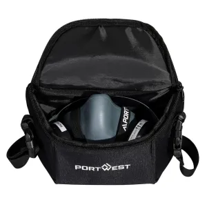 Half Mask Storage Bag Zwart voorkant