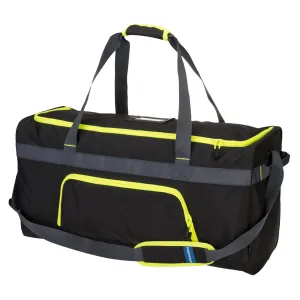 60L Duffle Tas Zwart voorkant
