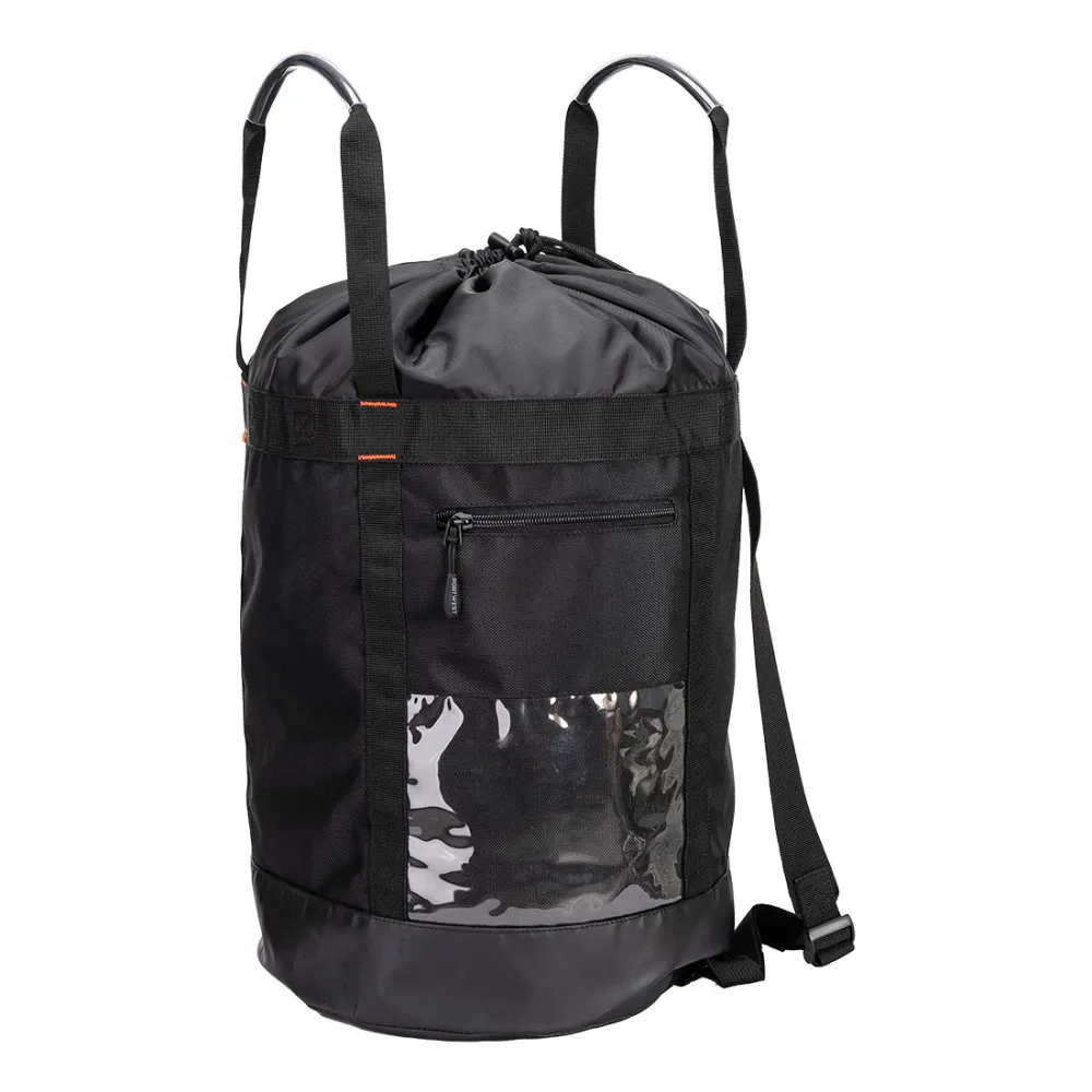 Rope Bag Zwart voorkant