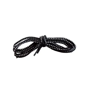 Laces 120CM Zwart/grijs voorkant