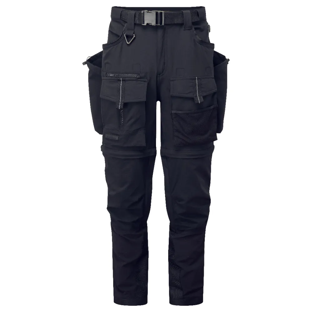 Ultieme Modulaire 3-in-1 Broek Zwart/Geel voorkant