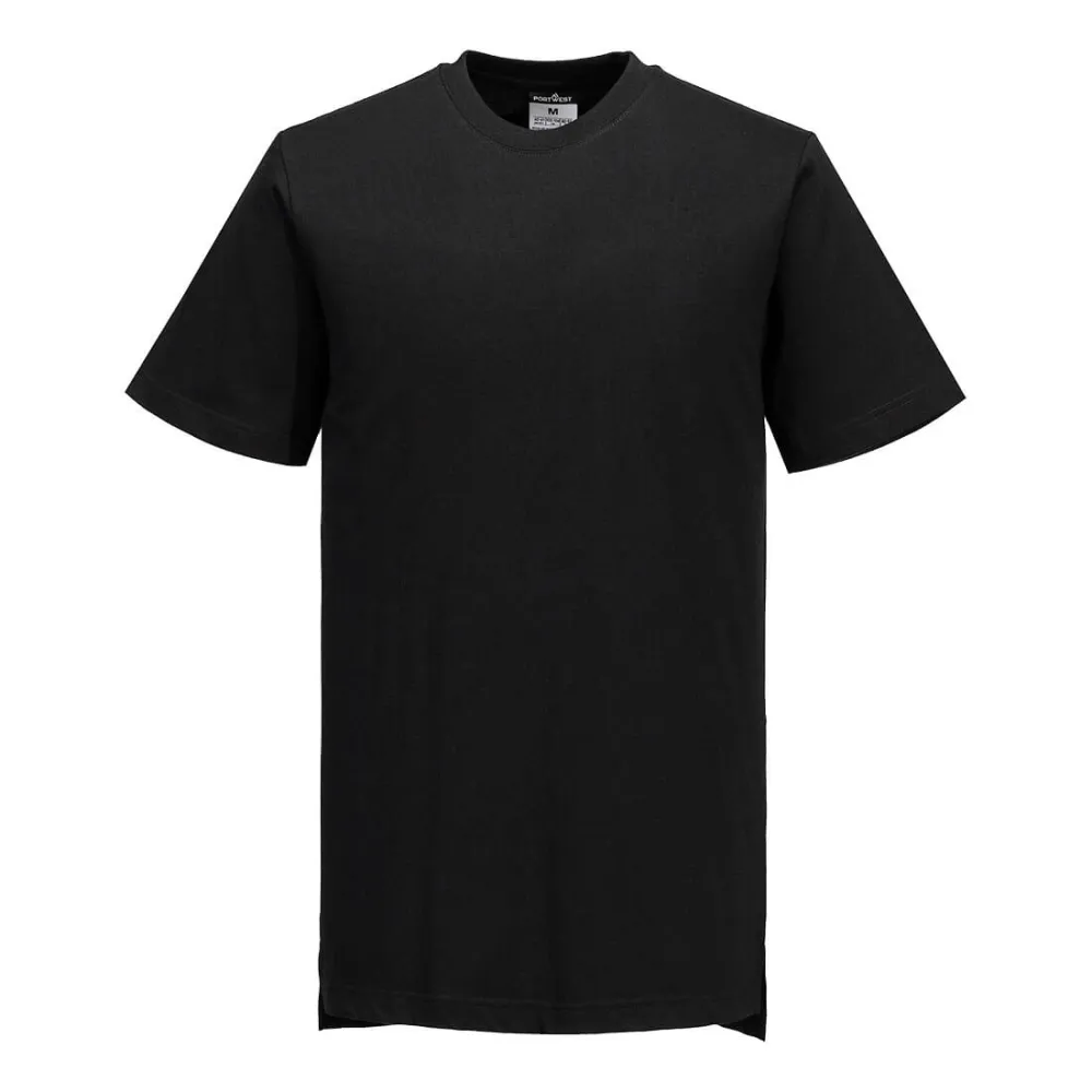 Katoen MeshAir Koks T-Shirt Zwart voorkant