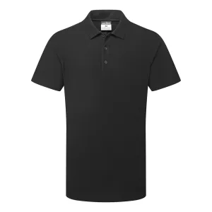 MeshAir Pro Poloshirt K/M Zwart voorkant