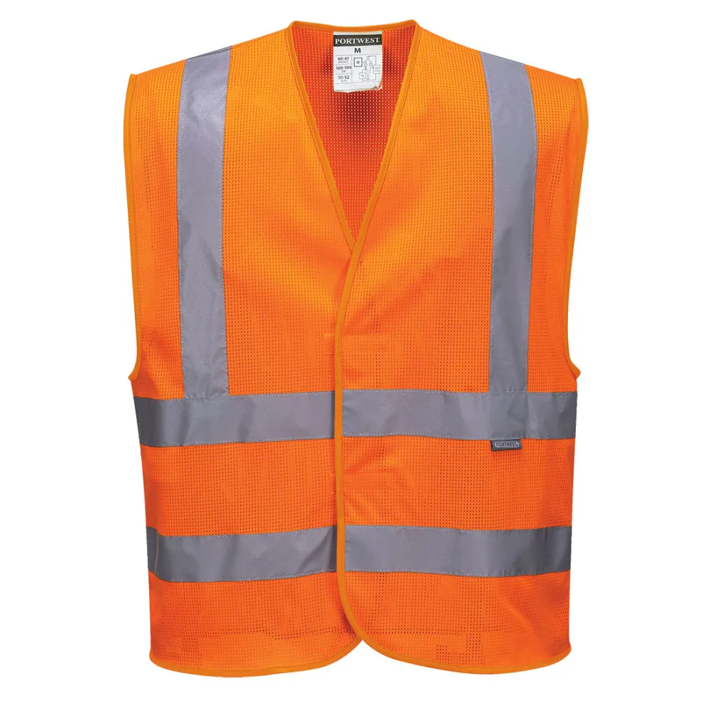 MeshAir Vest Oranje voorkant