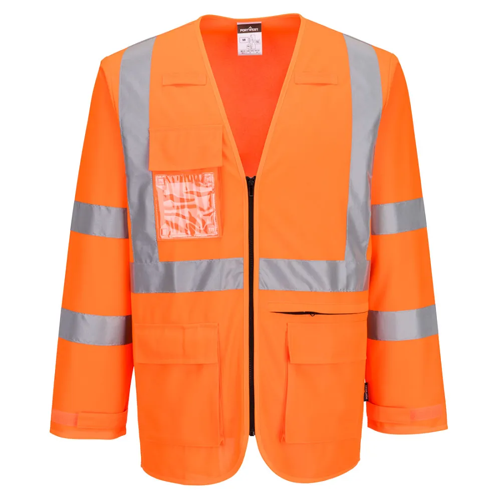 Hi-Vis Executive Jacket Oranje voorkant