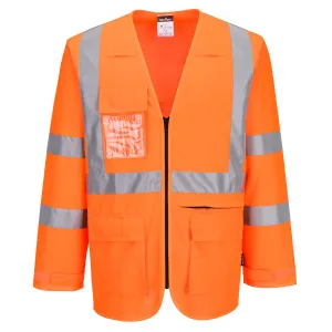 Hi-Vis Executive Jacket Oranje voorkant