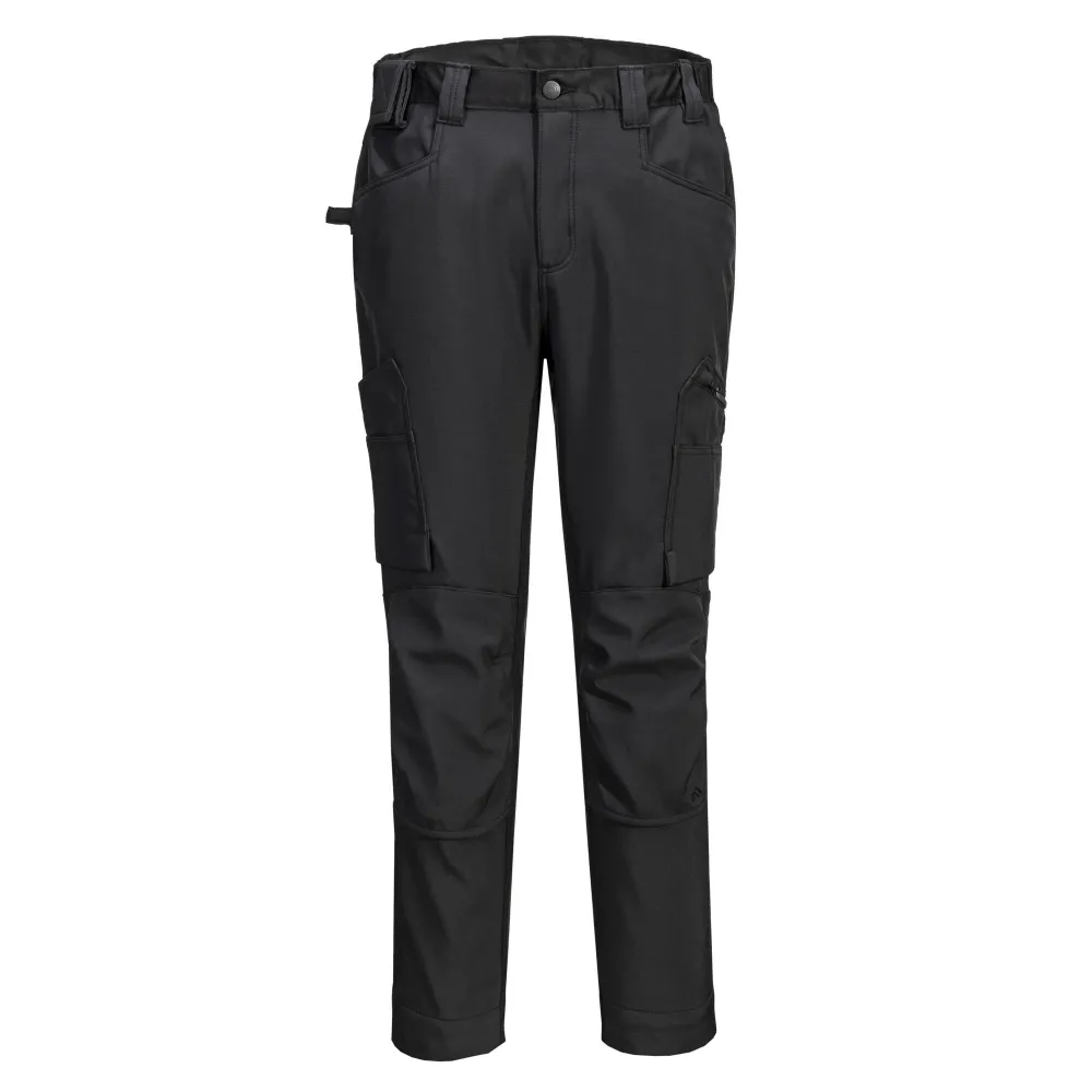 WX2 Eco Softshell Broek (2L) Zwart voorkant