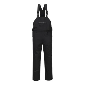 WX2 Eco Stretch Amerikaanse Overall Zwart voorkant