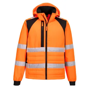 WX2 Eco Hi-Vis Hybride Jack Oranje/zwart voorkant