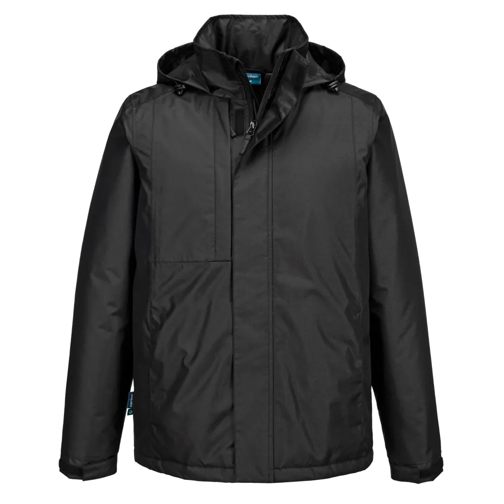 WX2 Eco winterjack Zwart voorkant